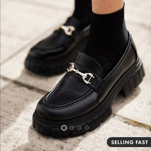 ASOS Magnus chunky, faux-leather loafers.